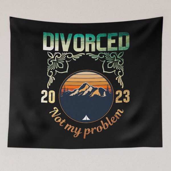 Item preview, Divorced 2023 not my problem designed and sold by vidyaroul.