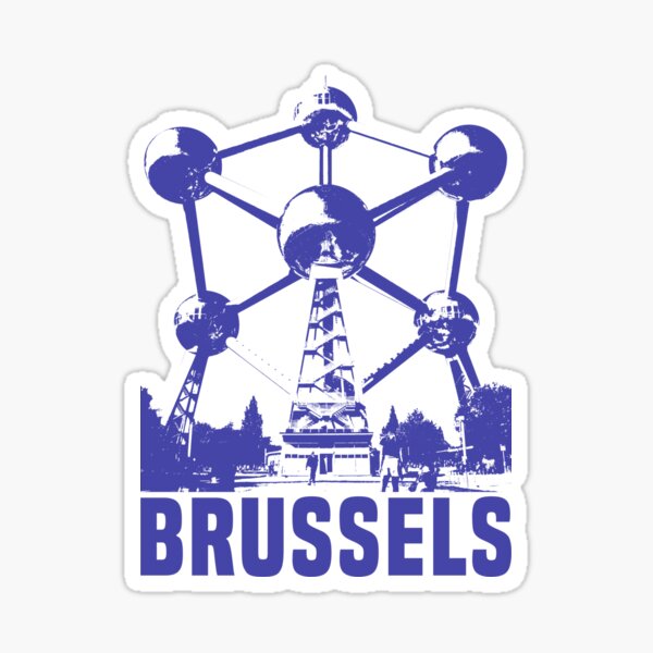 Aperçu de l'œuvre L'Atomium à Bruxelles, Belgique créée et vendue par denvector.