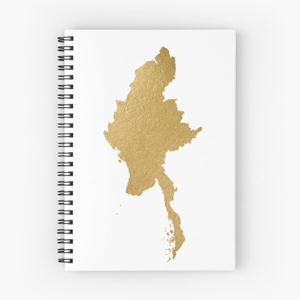 Item preview, Gold Myanmap map designed and sold by AnnaGo.