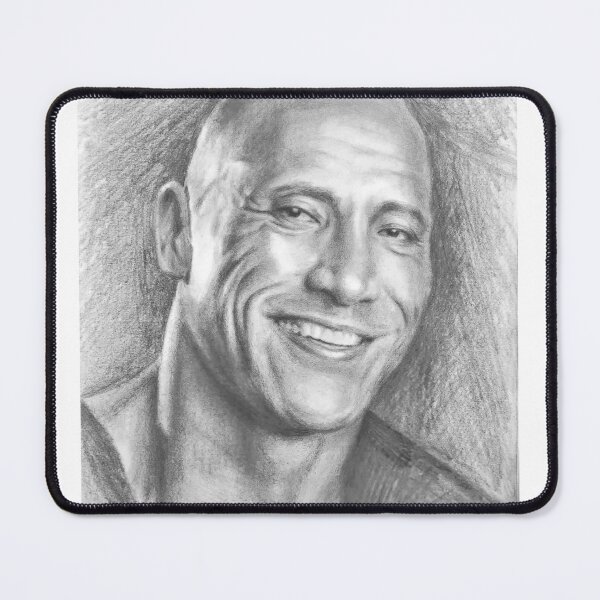 Item preview, Dwayne Johnson designed and sold by GoldsteinART.