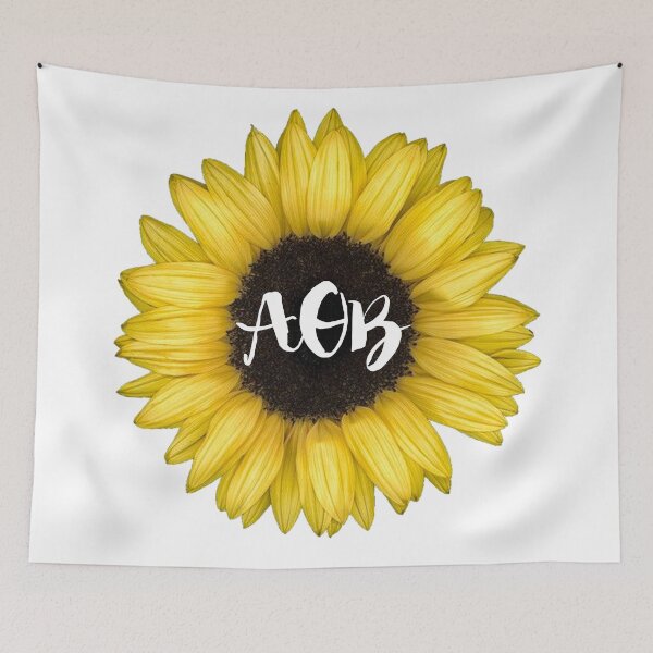 Artikelvorschau, AOB Alpha Theta Beta - Sonnenblume entworfen und verkauft von Jilly Rose Ink.