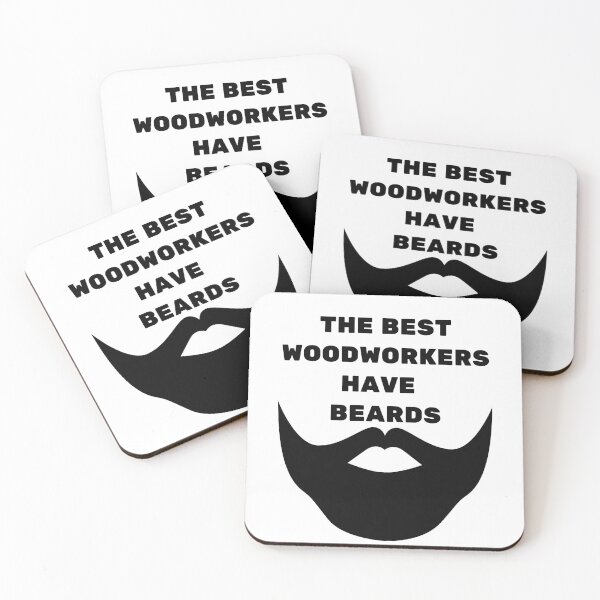 Item preview, The Best WoodWorkers Have Beards Black designed and sold by Indra Agrawal.