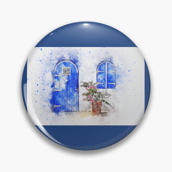 Item preview, ' Wall Drawing  Door Window Flower Pot ' Design Is Designed By Harshly For All Redbubble Users  designed and sold by Harshly.