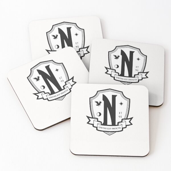 Item preview, Wednesday Nevermore Academy Crest - Nevermore Academy School Logo designed and sold by tquang383.