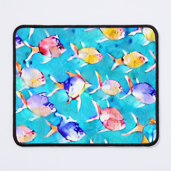 Item preview, Vibrant colorful watercolor tropical fish for fish and animal lovers, fishes pattern, fishes art,  designed and sold by Artsareus.