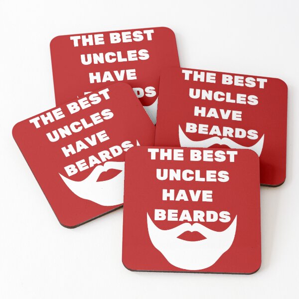 Item preview, The Best Uncles Have Beards White designed and sold by Indra Agrawal.