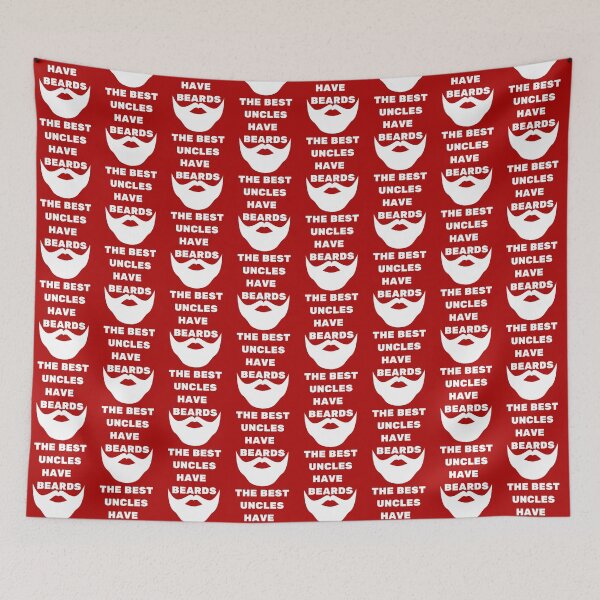 Item preview, The Best Uncles Have Beards White designed and sold by Indra Agrawal.