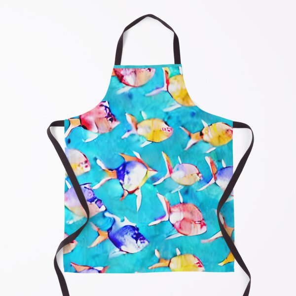 Item preview, Vibrant colorful watercolor tropical fish for fish and animal lovers, fishes pattern, fishes art, designed and sold by Artsareus.