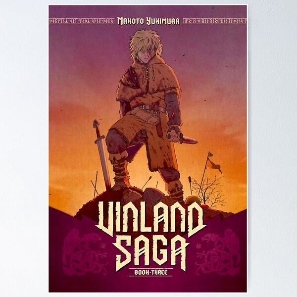 Vintage Poster Anime VINLAND SAGA Posters Are Decorated in the Bar