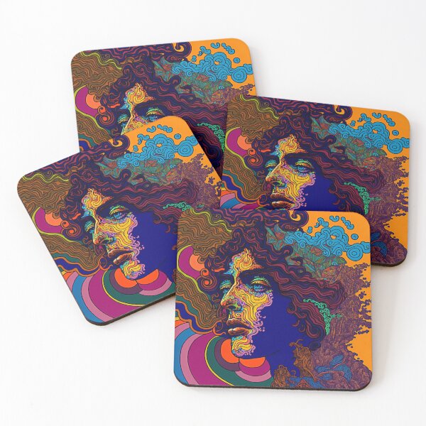 Item preview, Psychodelic portrait of a man designed and sold by kansaikate.