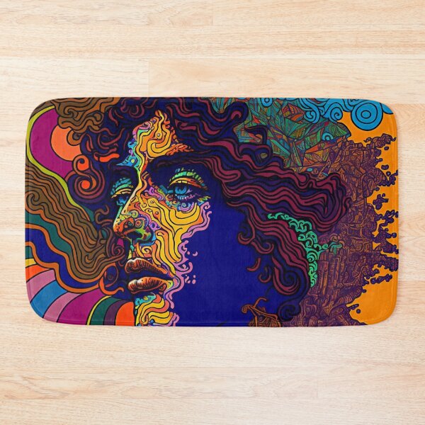 Item preview, Psychodelic portrait of a man designed and sold by kansaikate.