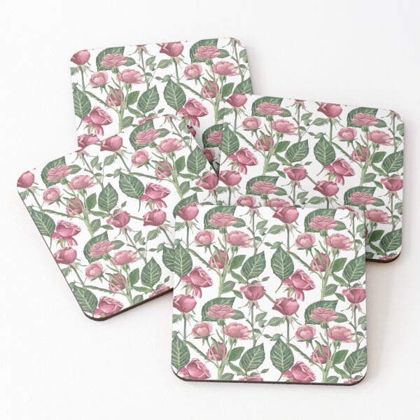 Item preview, Vintage Roses with Leaves Pattern designed and sold by EmmaBazz.