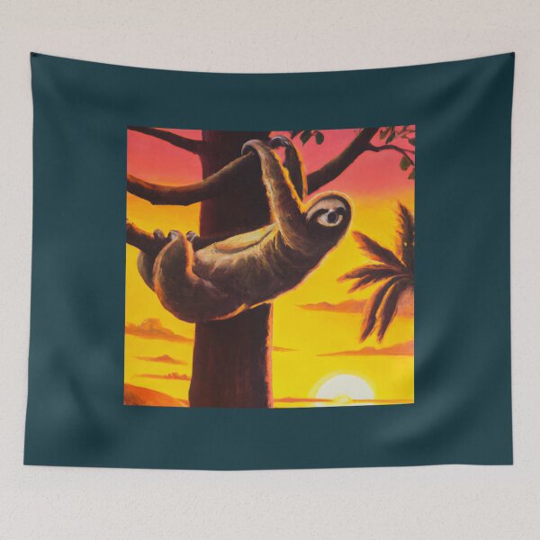 Item preview, A sloth on a tree impressionist style127 designed and sold by GiveNoFoxl.