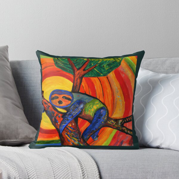 Item preview, A sloth on a tree pictorial art style128 designed and sold by GiveNoFoxl.