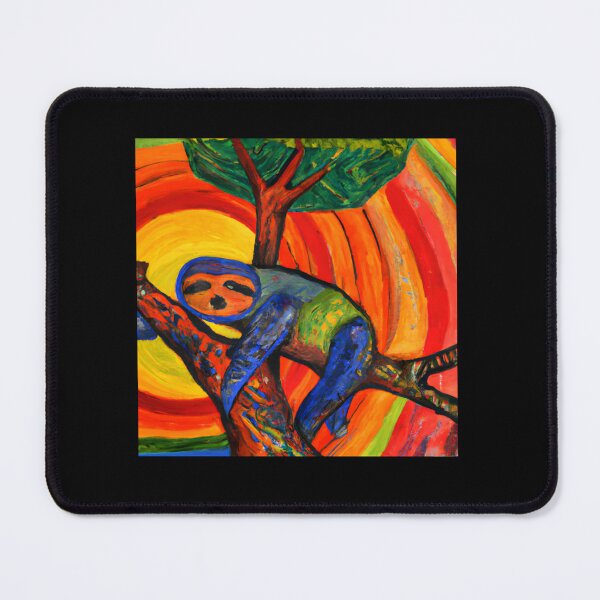 Item preview, A sloth on a tree pictorial art style128 designed and sold by GiveNoFoxl.