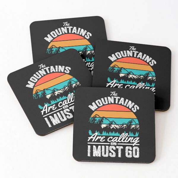 Item preview, The Mountains are Calling I Must Go designed and sold by Mondir ⭐⭐⭐⭐⭐.