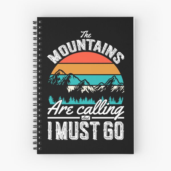 Item preview, The Mountains are Calling I Must Go designed and sold by Mondir ⭐⭐⭐⭐⭐.