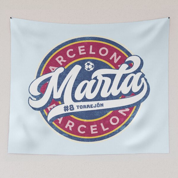 Item preview, Marta Torrejón  #8 Barcelona Femeni Soccer Badge (Round) designed and sold by Numero14.