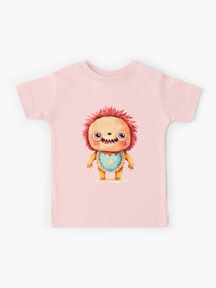 Funny Cool Cartoon Monster Big Face Anime Kids T-Shirt for Sale