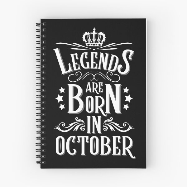 Item preview, Legends Are Born In October designed and sold by NinniSilver.