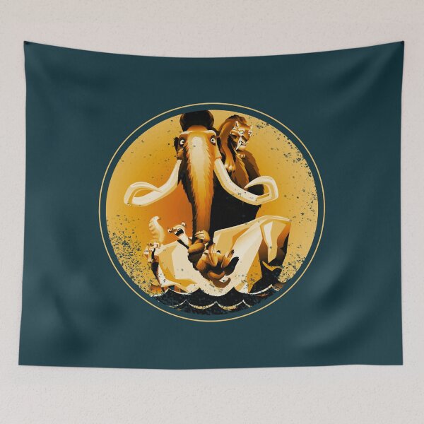 Item preview, Ice Age Manfred Diego Sid and Scrat Sepia110 designed and sold by GiveNoFoxl.