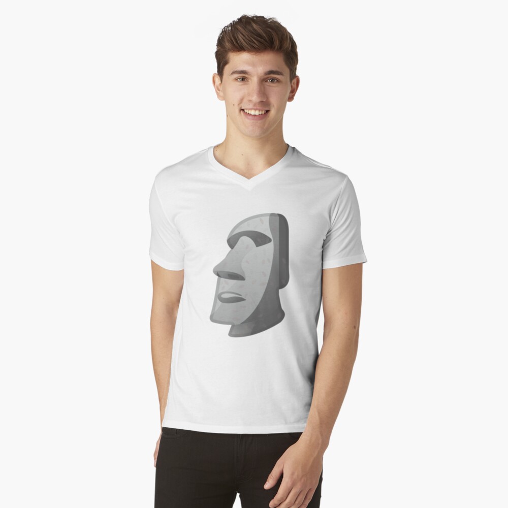 Moai Rock Meme Essential T-Shirt for Sale by azerbera