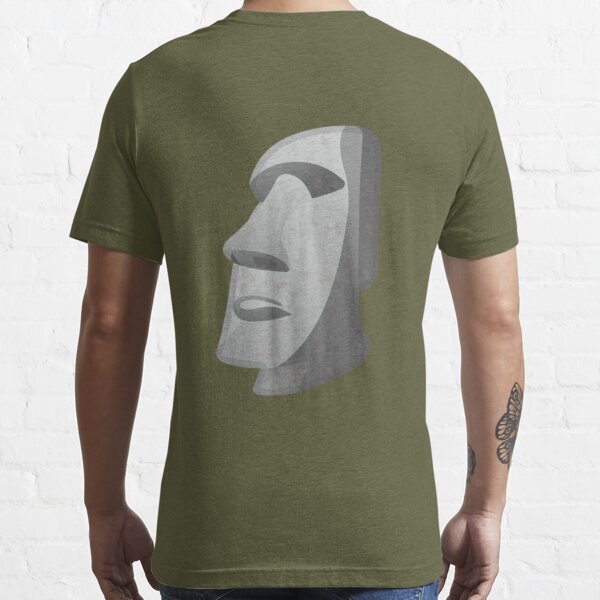 Moai Rock Meme Essential T-Shirt for Sale by azerbera