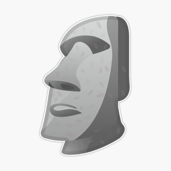 Everybody: The moai head emoji is the only acceptable emoji. The skull emoji:  : r/shitposting