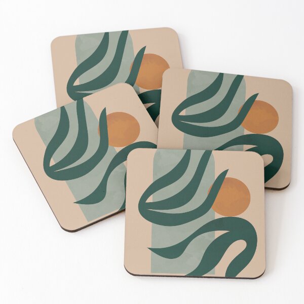 Artikelvorschau, Boho Botanical Leaves Geometrical Art entworfen und verkauft von technicolorable_art.