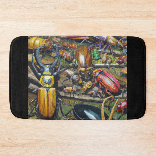 Item preview, Many insects many bugs oil painting designed and sold by Color-Me-Blue.