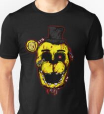 Blutiger goldener Freddy FNAF Unisex T-Shirt