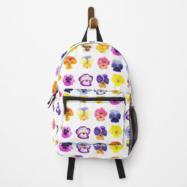Item preview, hand painted Colorful pansies collection watercolor painting designed and sold by ColorandColor.