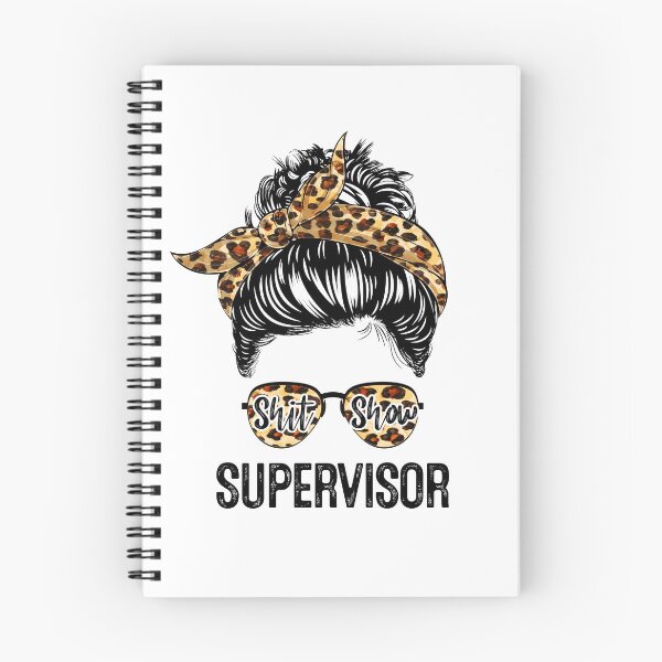 Item preview, Shit Show Supervisor Tee Women Casual Messy Bun Bleached designed and sold by RosannaArt.