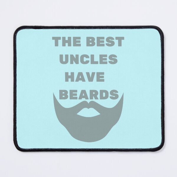 Item preview, The Best Uncles Have Beards Grey designed and sold by Indra Agrawal.