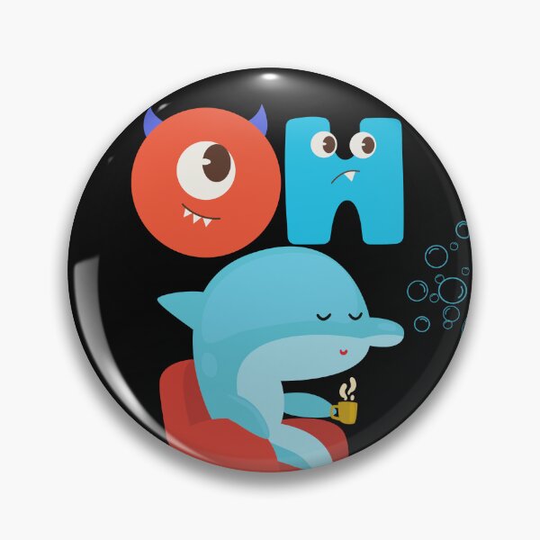Artikelvorschau, Oh Lovely Whale Lustiges Sprichwort-Wortspiel von Oh Well- Ich liebe Wale entworfen und verkauft von LILY ROSE.