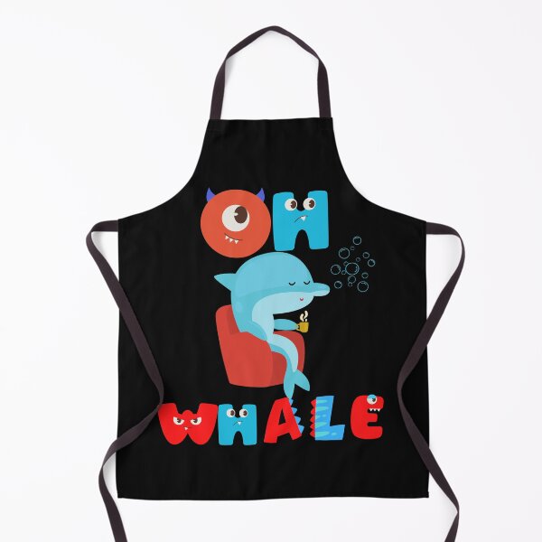 Artikelvorschau, Oh Lovely Whale Lustiges Sprichwort-Wortspiel von Oh Well- Ich liebe Wale entworfen und verkauft von LILY ROSE.