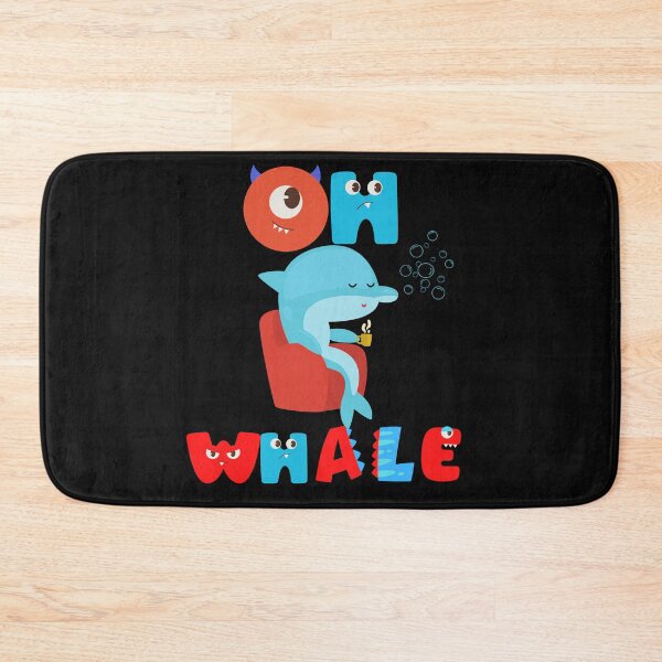 Artikelvorschau,  Oh Lovely Whale Lustiges Sprichwort-Wortspiel von Oh Well- Ich liebe Wale entworfen und verkauft von LILY ROSE.