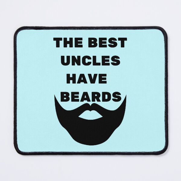 Item preview, The Best Uncles Have Beards Black designed and sold by Indra Agrawal.