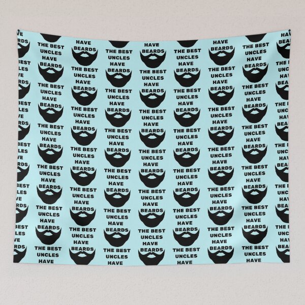 Item preview, The Best Uncles Have Beards Black designed and sold by Indra Agrawal.