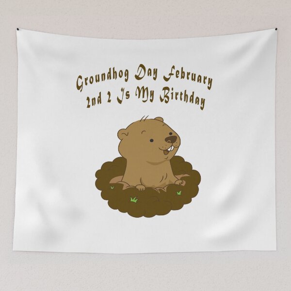 Item preview, Groundhog Day February 2nd 2 Is My Birthday  designed and sold by Soudesign99.