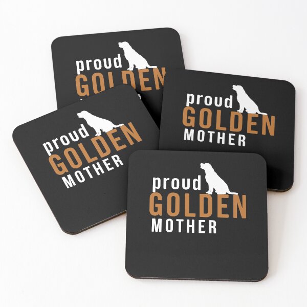 Item preview, proud golden mother- dogs - animals - dog mom - golden retriever designed and sold by mu-art.