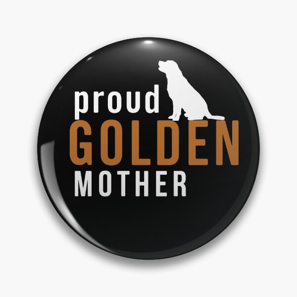 Item preview, proud golden mother- dogs - animals - dog mom - golden retriever designed and sold by mu-art.