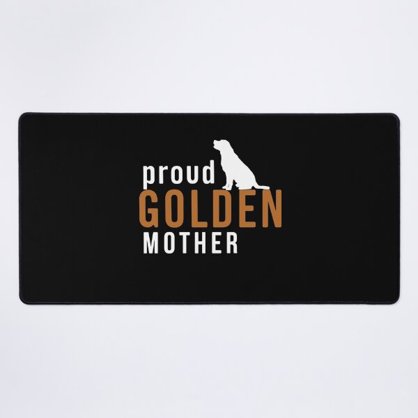 Item preview, proud golden mother- dogs - animals - dog mom - golden retriever designed and sold by mu-art.