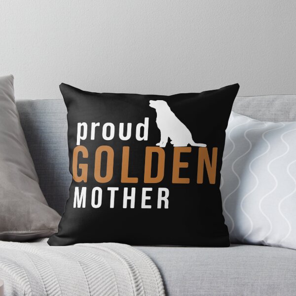 Item preview, proud golden mother- dogs - animals - dog mom - golden retriever designed and sold by mu-art.