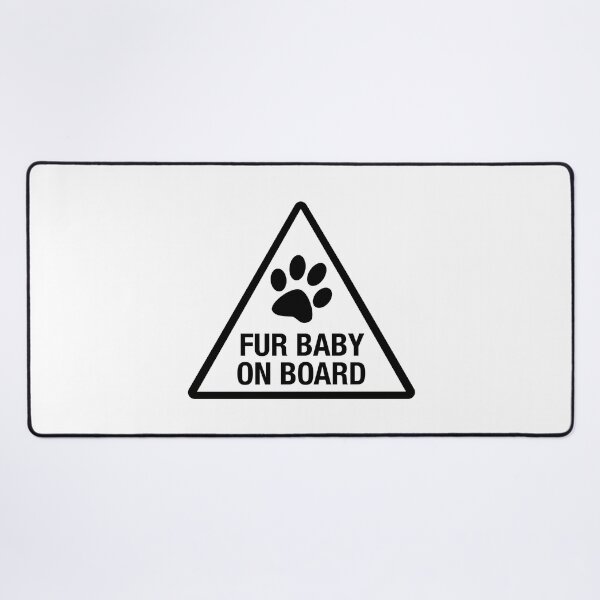 Item preview, Fur Baby On Board - Pet Sign - White designed and sold by LongTunnel.