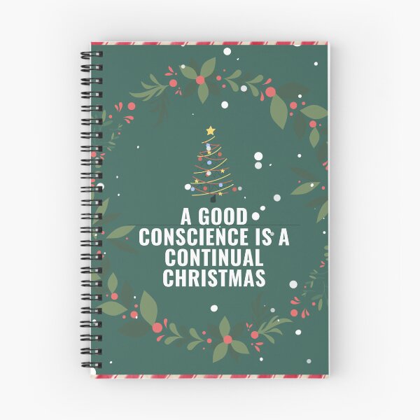 Item preview, A good conscience is a continual Christmas. designed and sold by Sashu.