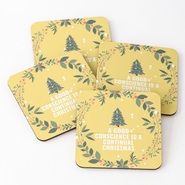 Item preview, A good conscience is a continual Christmas. designed and sold by Sashu.