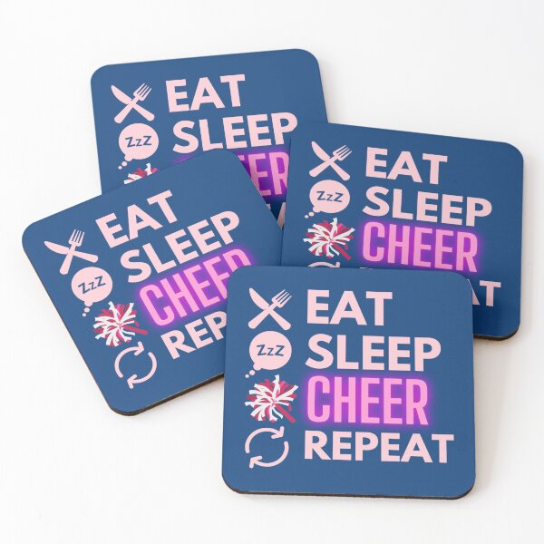 Item preview, Eat Sleep Cheer Repeat       designed and sold by WaryaTshi2012.