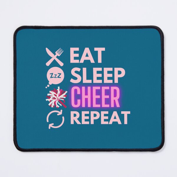 Item preview, Eat Sleep Cheer Repeat designed and sold by WaryaTshi2012.