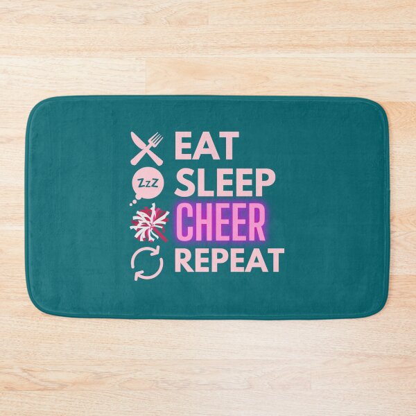 Item preview, Eat Sleep Cheer Repeat       designed and sold by WaryaTshi2012.